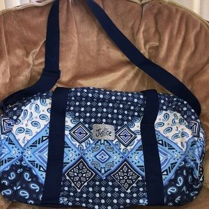 Blue Paisley Justice Duffel Bag